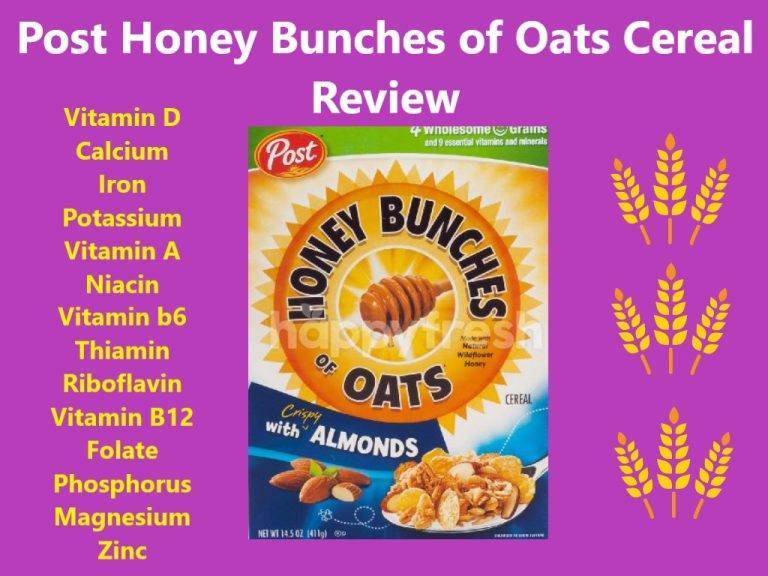 Post Honey Bunches of Oats Cereal Nutrition